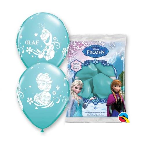 Prémiové balóniky 12" - Ľadové kráľovstvo, 6 kusov