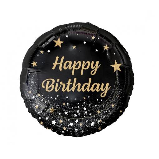 Fóliový balónik - Happy Birthday, 36 cm